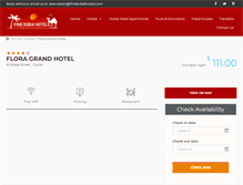 Tablet Screenshot of flora-grand-hotel.finddubaihotels.com