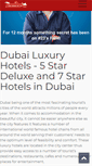 Mobile Screenshot of dubai-luxury-hotels.finddubaihotels.com